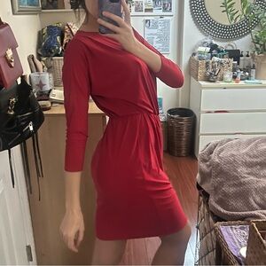 Silky Little Red Dress